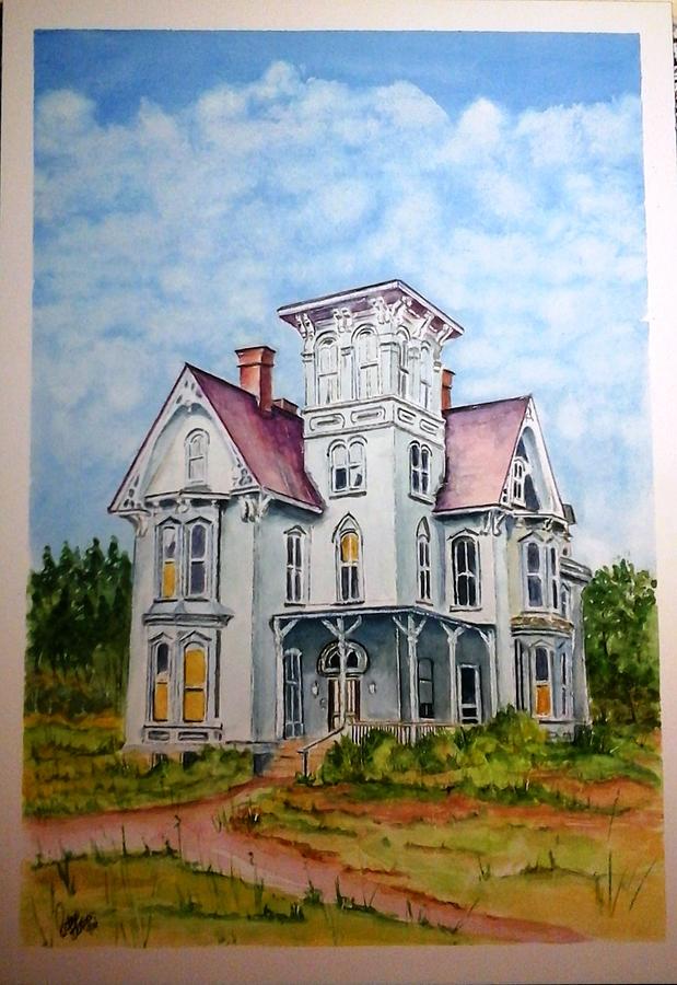 Old Victorian House Painting by Richard Benson