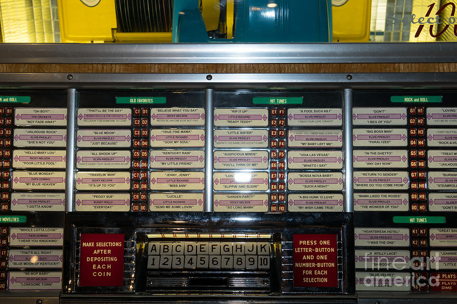 Old Vintage Seeburg Jukebox DSC2761 Photograph by Wingsdomain Art and Photography