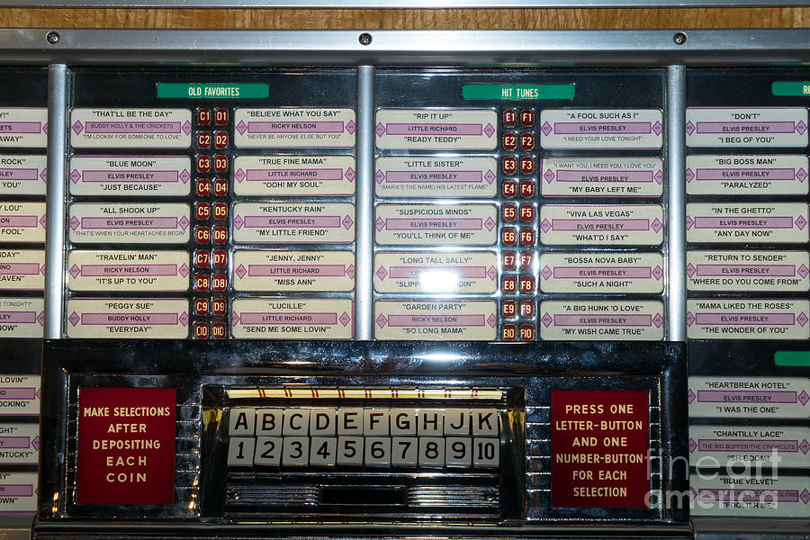 Old Vintage Seeburg Jukebox DSC2762 Photograph by Wingsdomain Art and Photography