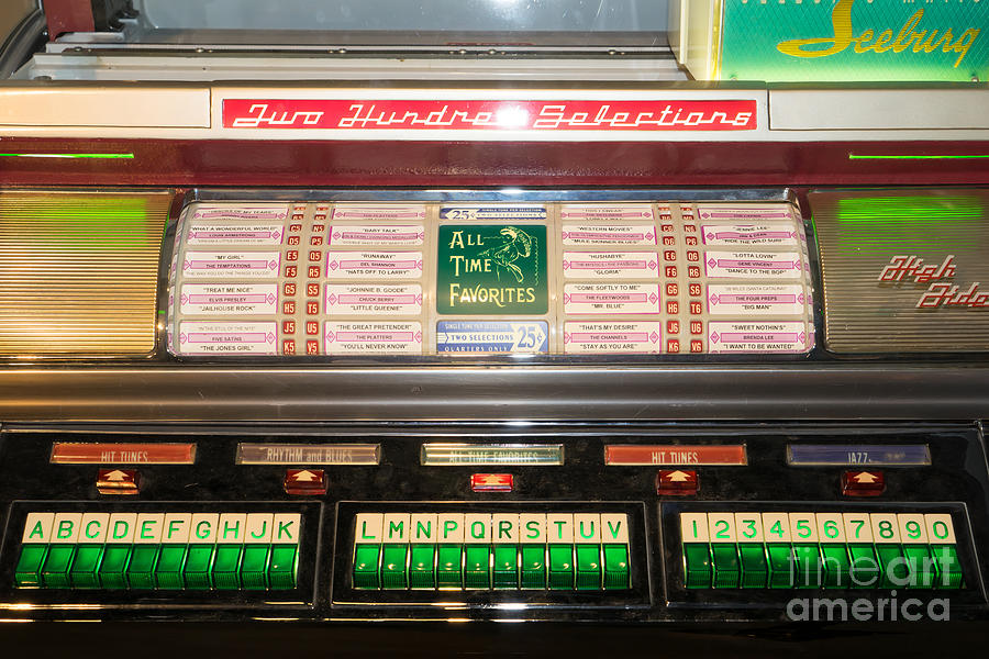 Old Vintage Seeburg Jukebox DSC2765 Photograph by Wingsdomain Art and Photography