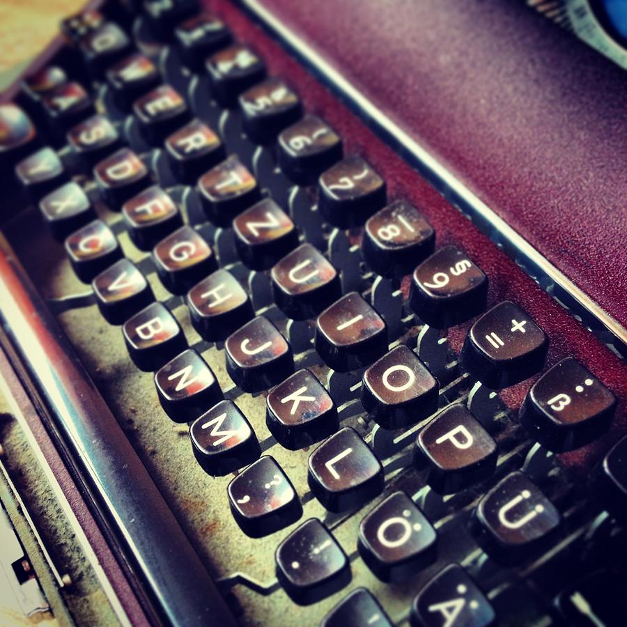 Old Vintage Typewriter Photograph by Yulia Reznikov