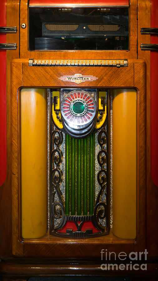 Old Vintage Wurlitzer Jukebox DSC2807 Photograph by Wingsdomain Art and Photography