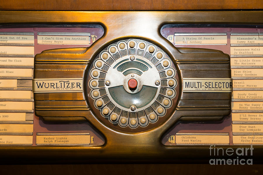 Old Vintage Wurlitzer Jukebox DSC2813 Photograph by Wingsdomain Art and Photography