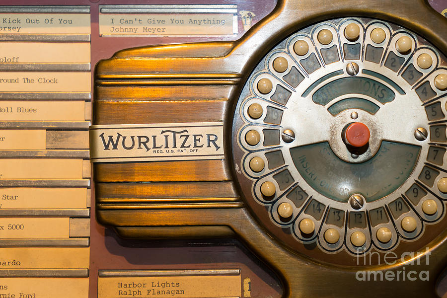 Old Vintage Wurlitzer Jukebox DSC2814 Photograph by Wingsdomain Art and Photography