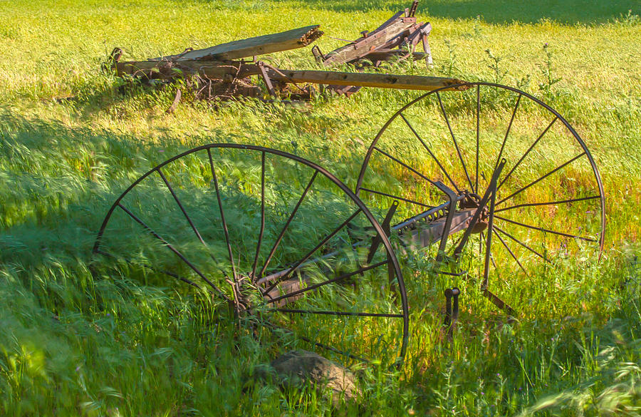 Old Wagon Axle Photograph by Marc Crumpler