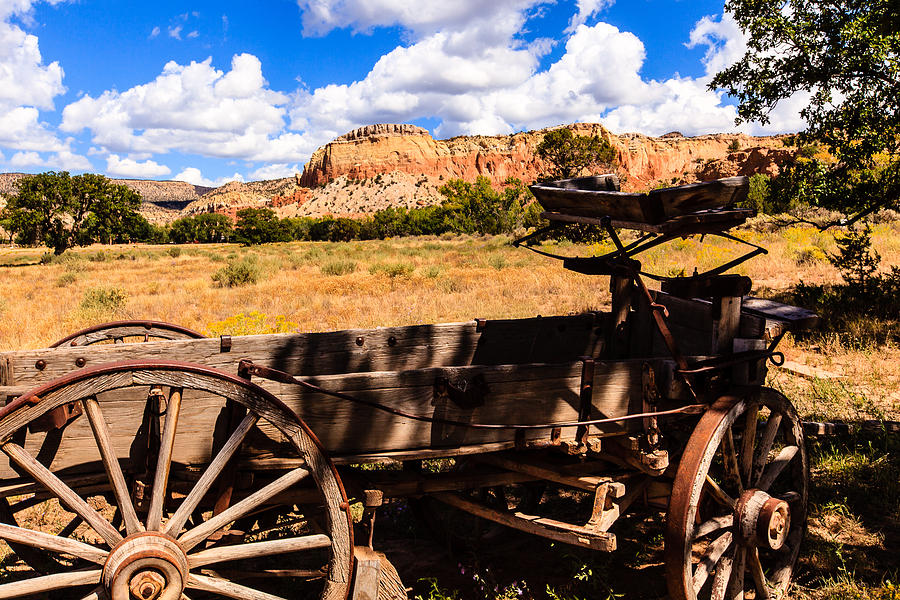 Old Wagon Ghost Ranch Photograph by Ben Graham