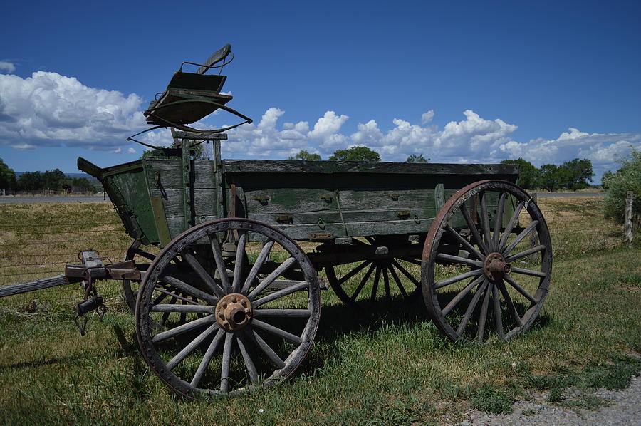 Vintage Photograph - Old wagon  by Jeff Swan