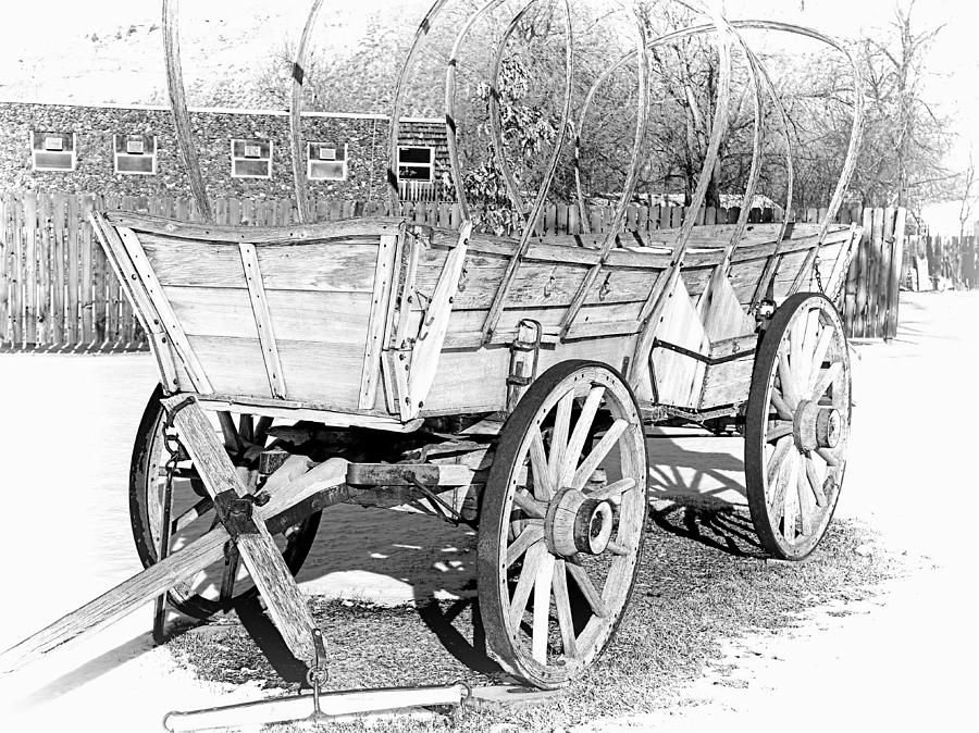 Old Wagon Photograph by Jenny Hudson