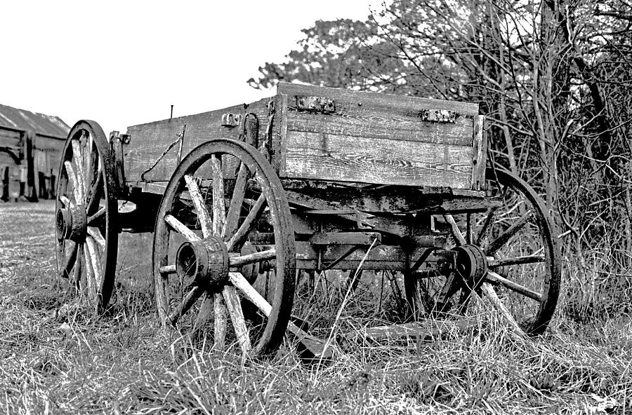 Old Wagon Photograph by Mike Flynn