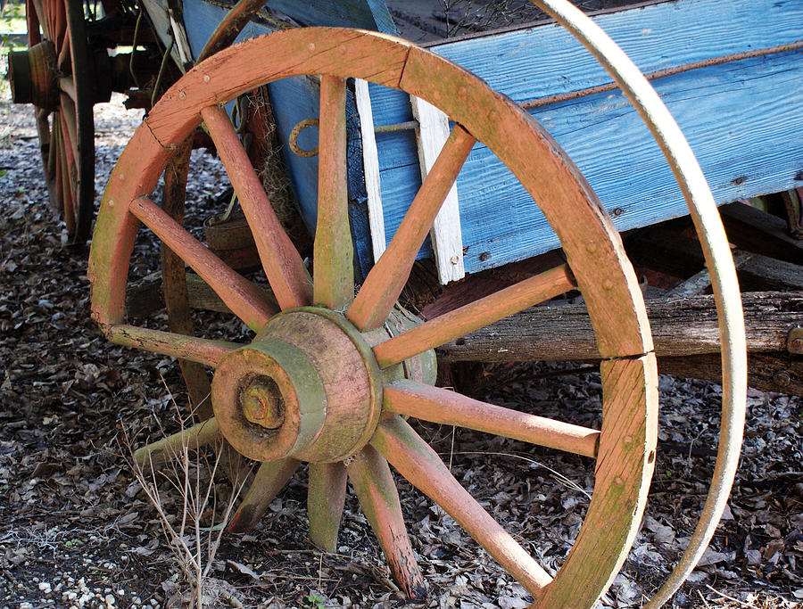 Old Wagon Wheel Photograph by Beck McCormick - Fine Art America