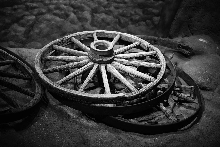 Old Wagon Wheels Photograph by Paul Freidlund