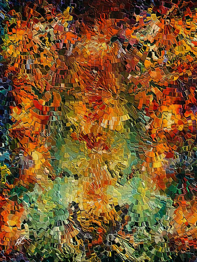 Contemporary Painting - Old Wall By Rafi Talby by Rafi Talby Contemporary Painting - Old Wall By Rafi Talby by Rafi Talby
