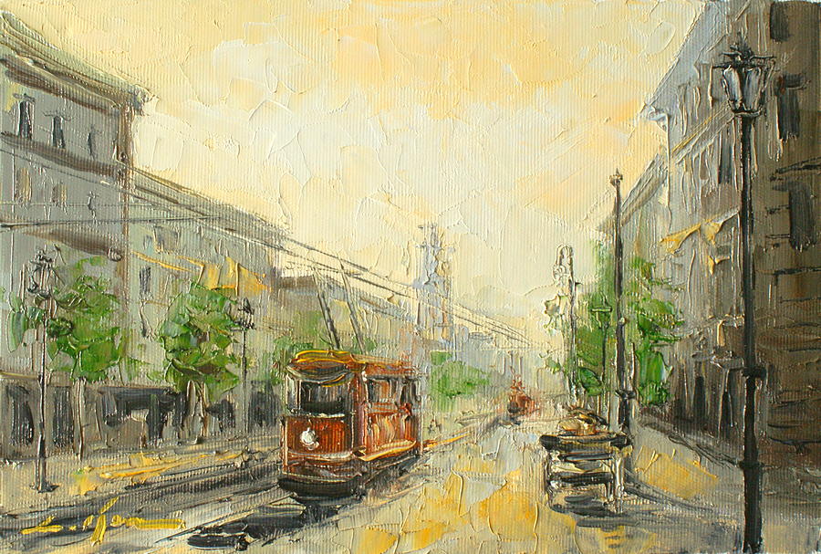 Old Warsaw - Poland Painting by Luke Karcz