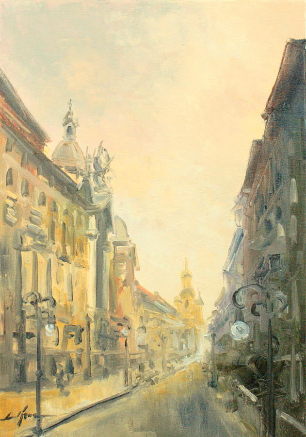 Old Warsaw - Wlodzimierska Painting by Luke Karcz
