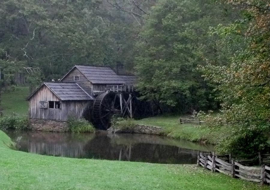 Wildlife Photograph - Old Water Mill by Kathy Long