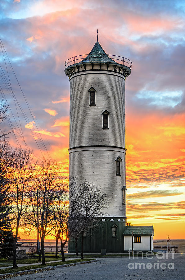 Sunset Photograph - The tower in the fire. by Viktor Birkus