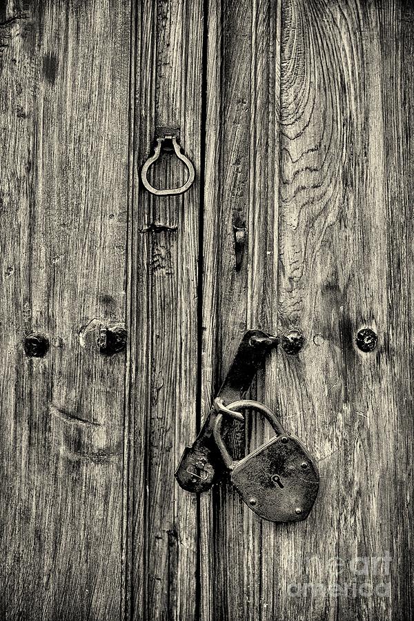 Old Weathered Door Photograph by Nicola Fiscarelli