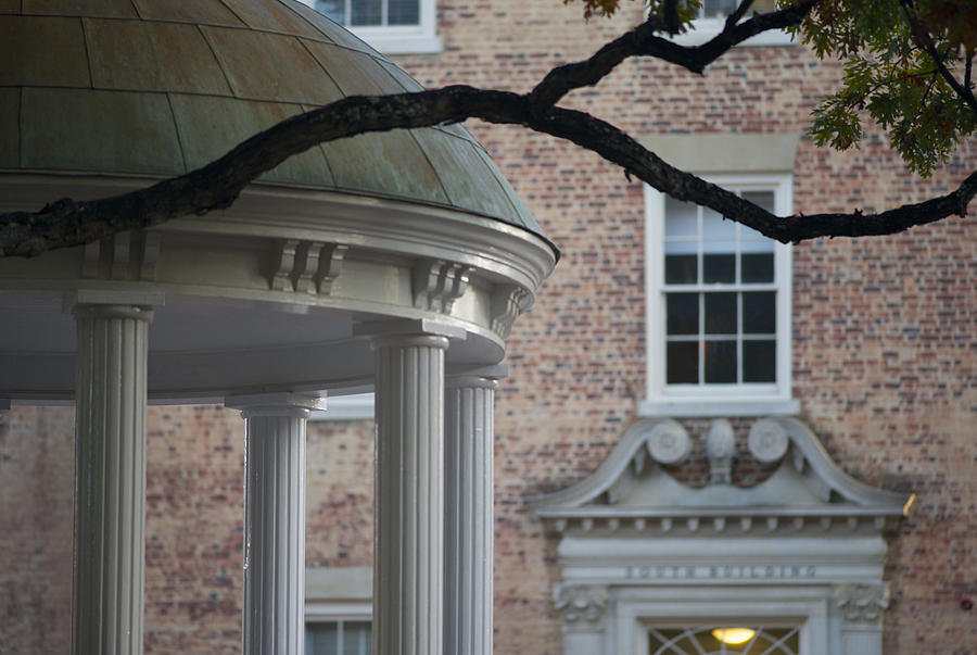 University Of North Carolina Photograph - Old Well Dome and South Building - Carolina Photo - UNC by Matt Plyler