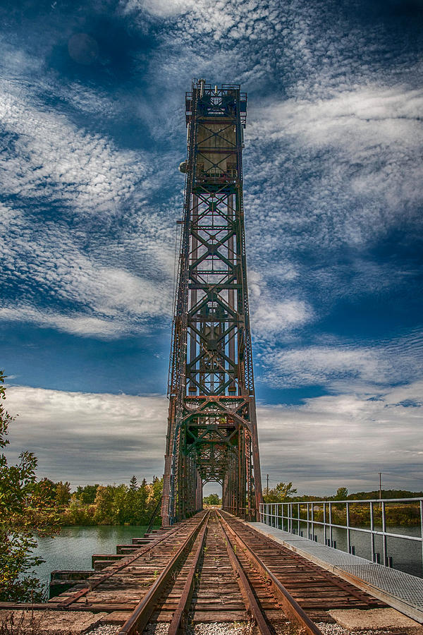 Old Welland Lift Bridge 3D07057hp Photograph by Guy Whiteley