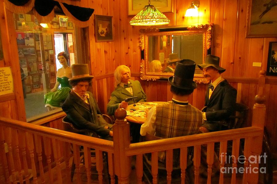 Old West Photograph - Old West Card Game by John Malone