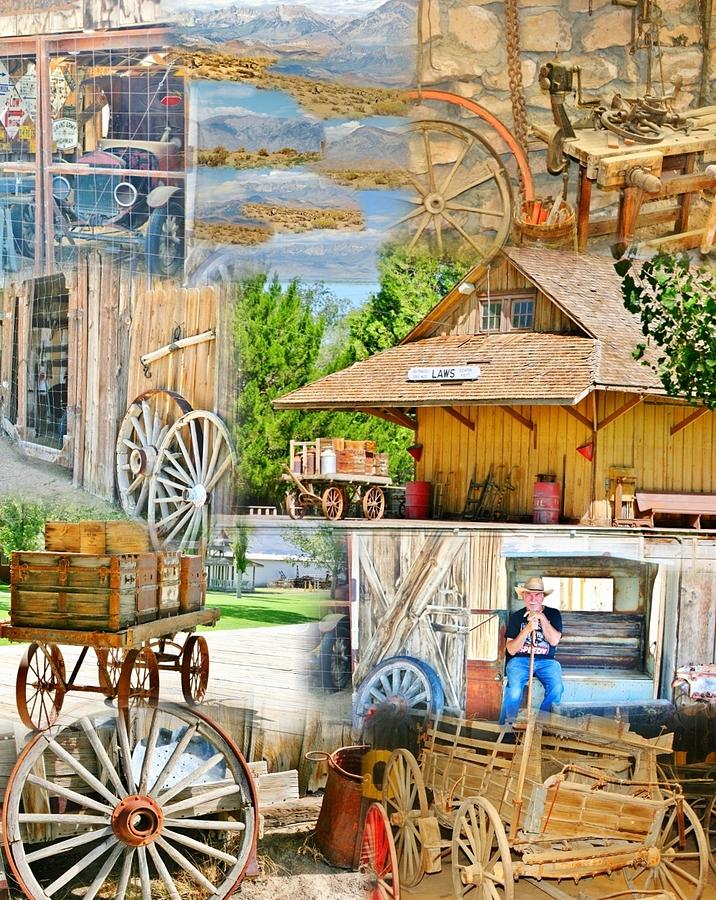 Old West Collage Photograph by Marilyn Diaz