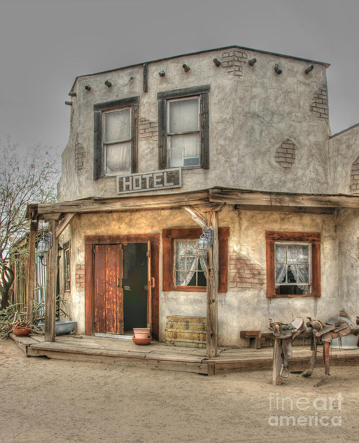 Old West Hotel Photograph by Tap On Photo