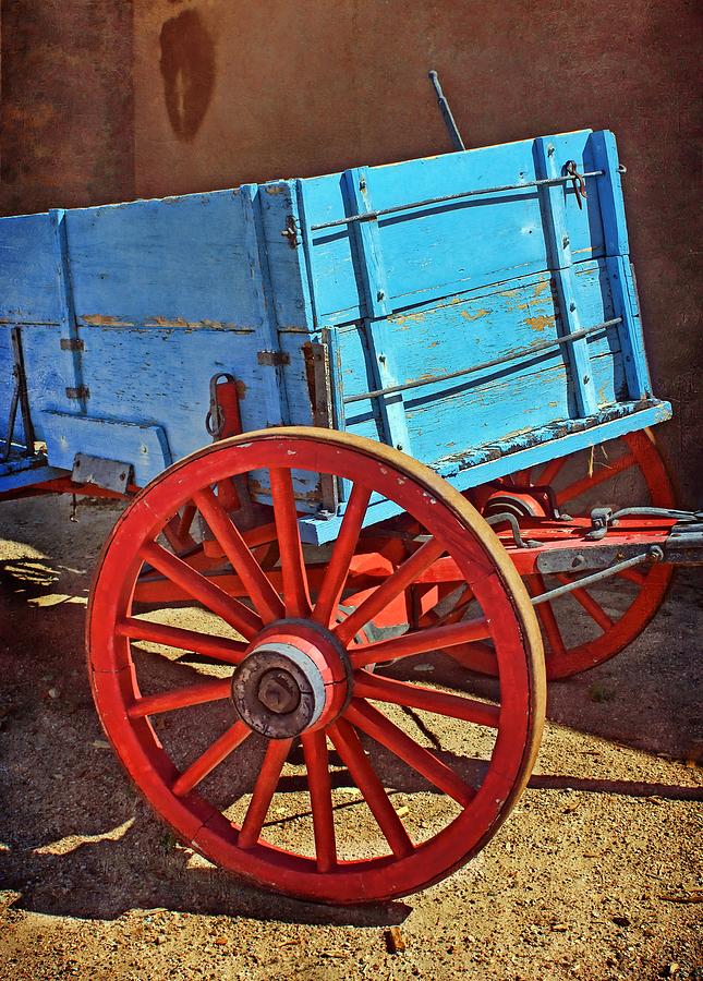 Vintage Photograph - Old West Wagon by Nikolyn McDonald