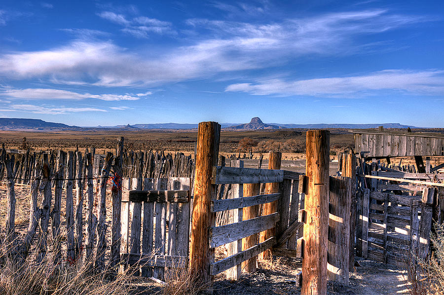 Old Western Corral by Chuck Summers Old Western Corral by Chuck Summers