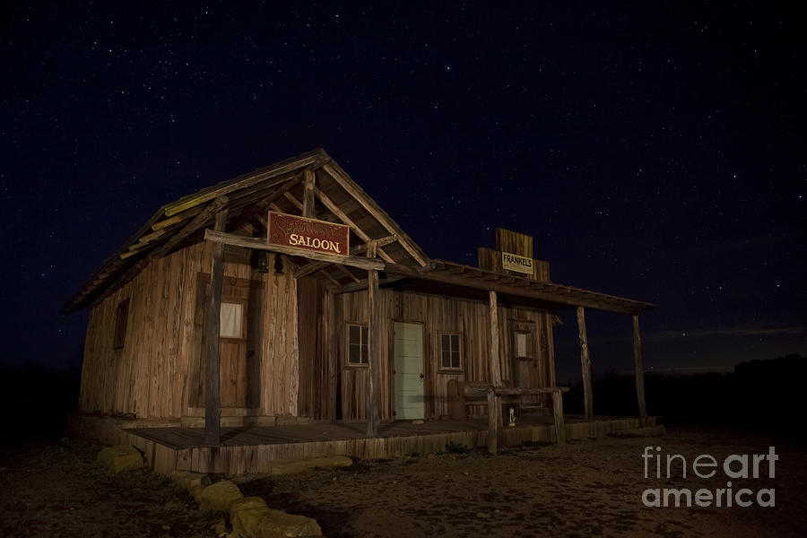 Architecture Photograph - Old western saloon by Keith Kapple