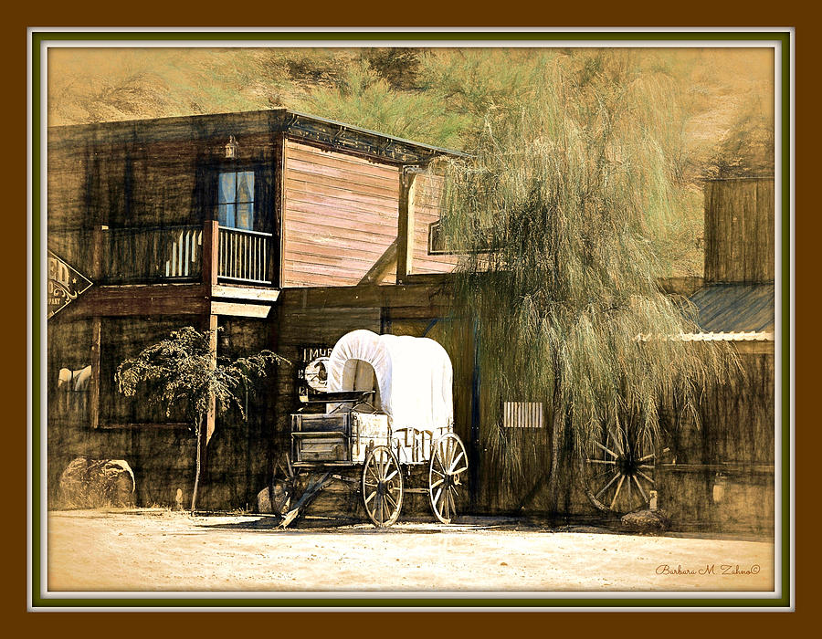 Nature Photograph - Old Western Town by Barbara Zahno