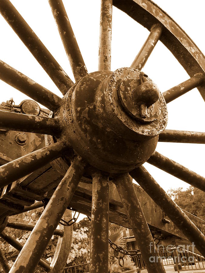 Old wheel  Photograph by Andrea Anderegg