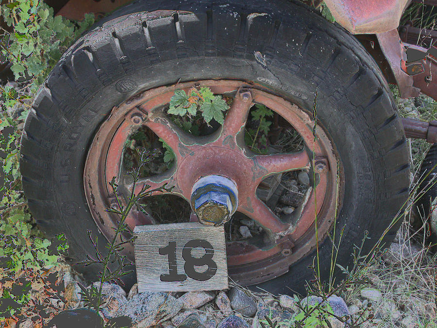 Old Wheel Photograph by David Armstrong