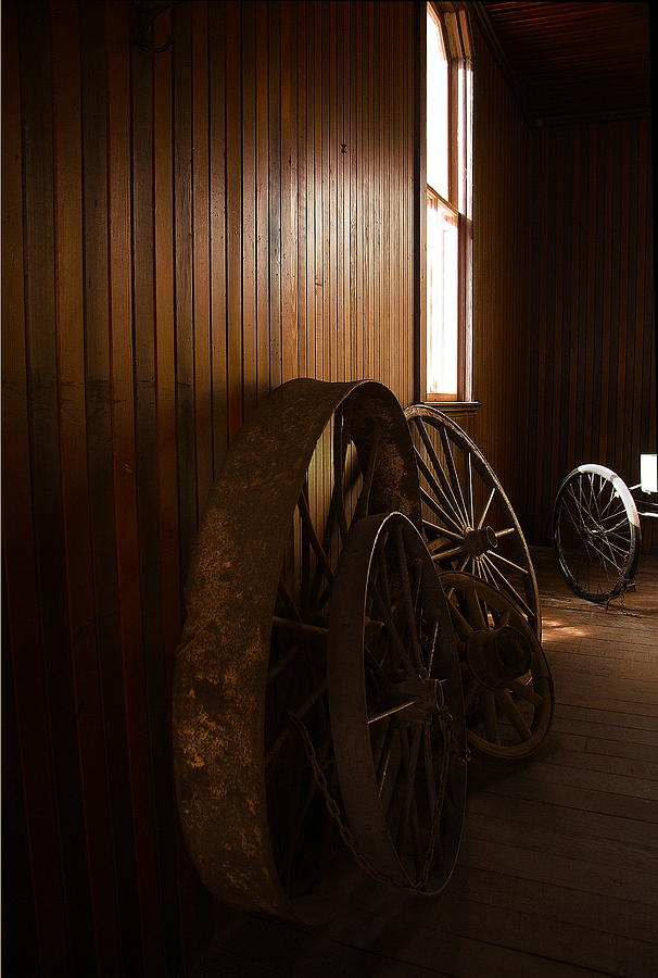 Old Wheels Photograph by Viktor Savchenko