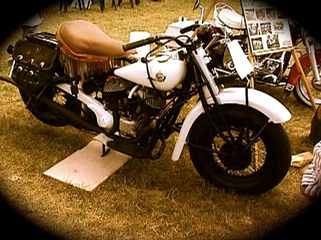 Old White Motorcycle Photograph by Chris W Photography AKA Christian Wilson