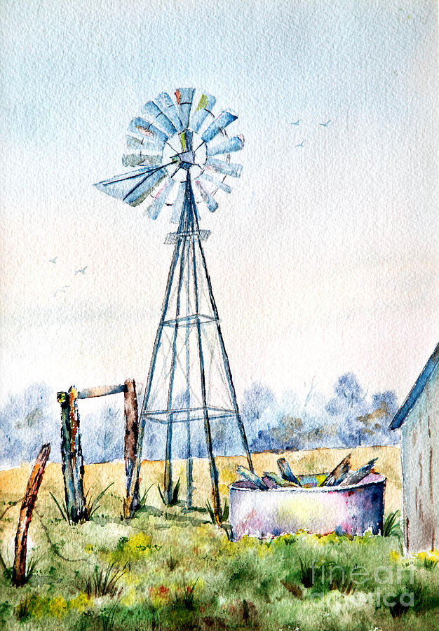Old Windmill Photograph by Pattie Calfy