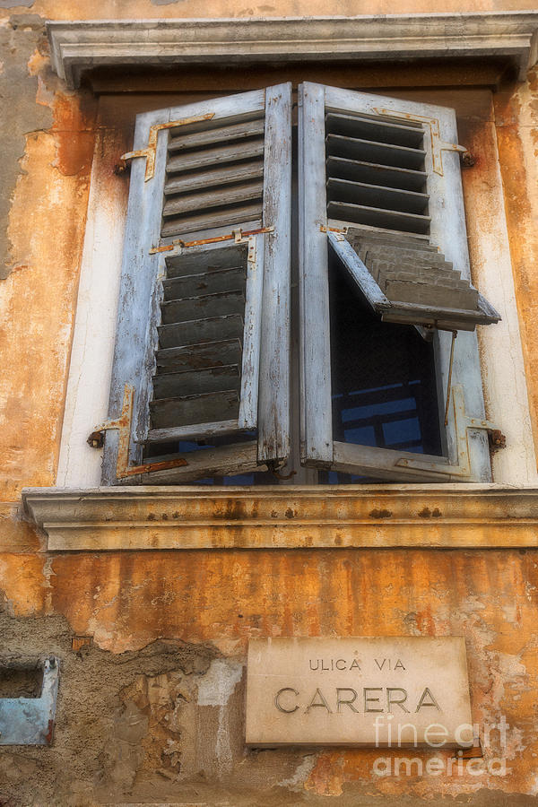 Old Window In An Old House Photograph