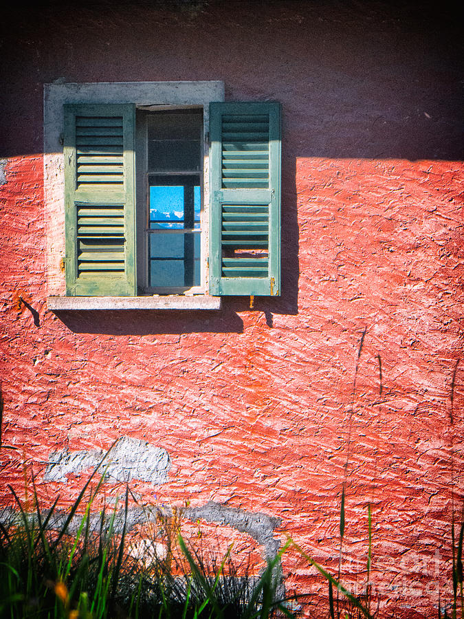 Old window with reflection Photograph by Silvia Ganora