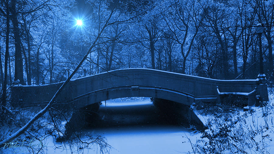 Old Winter Bridge Photograph by Michael Rucker