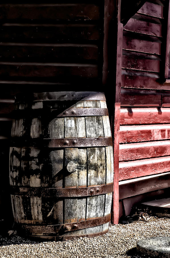 Old Wooden Barrel Photograph by Bill Cannon - Fine Art America