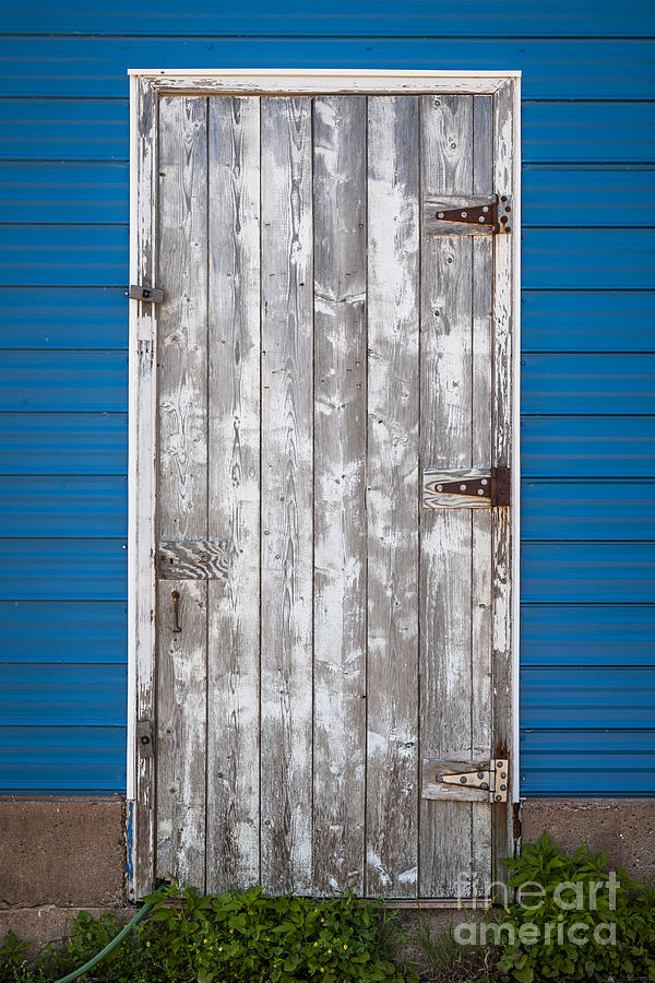 Old wooden door Photograph by Elena Elisseeva