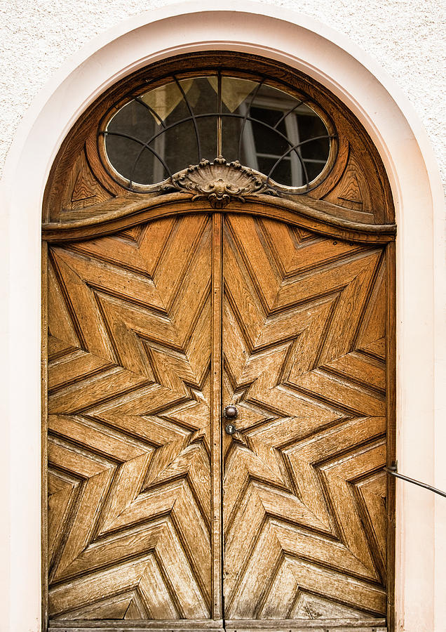 Old Wooden Door Photograph by Foottoo