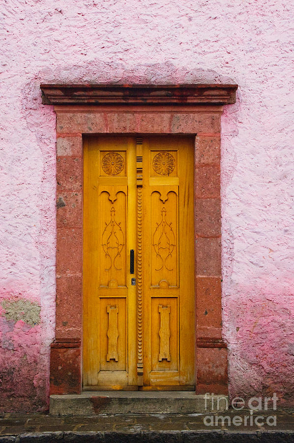 Old wooden door Photograph by Oscar Gutierrez