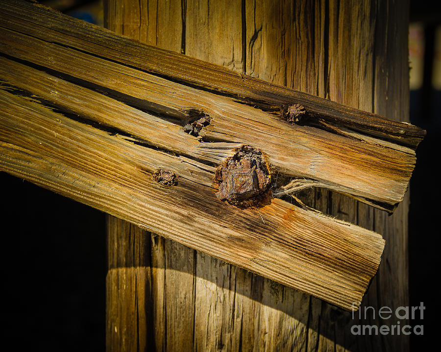 Old Wooden Pier Timber Photograph by Perry Webster