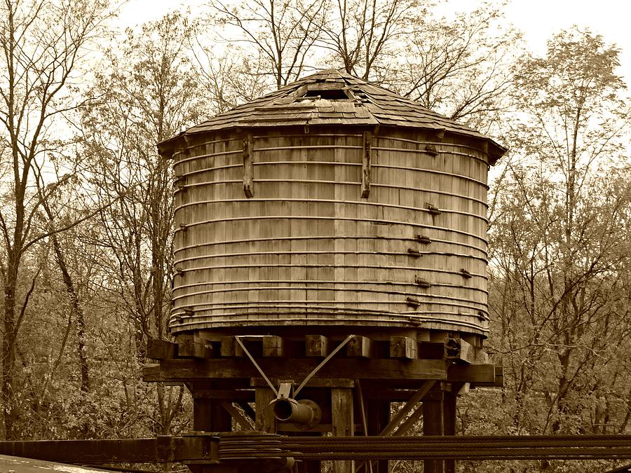 Old Wooden Water Tank Photograph by Dark Whimsy