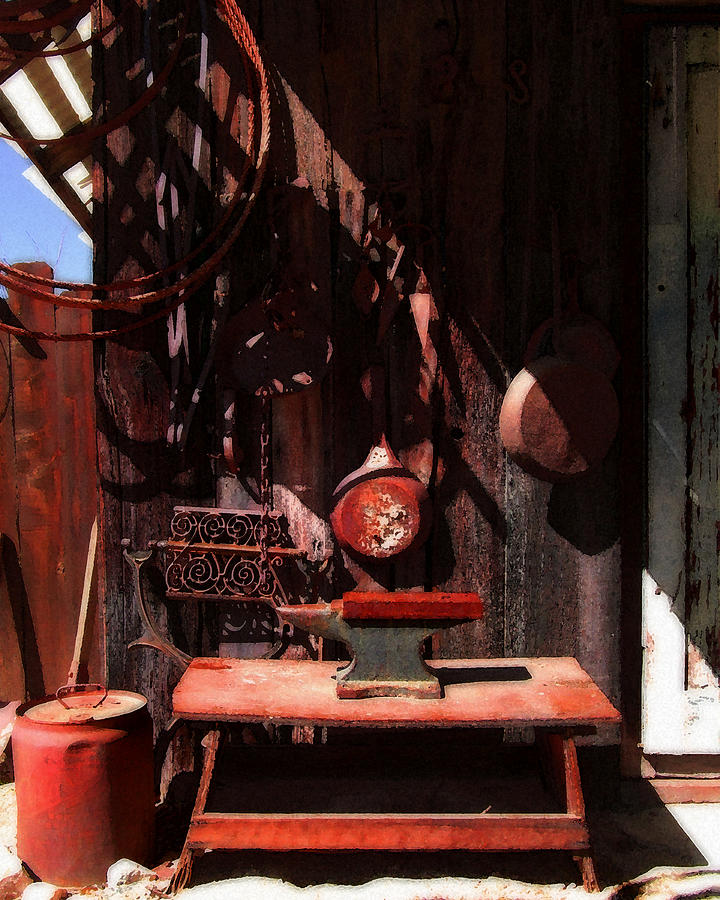 Old Work Shed Photograph by Timothy Bulone