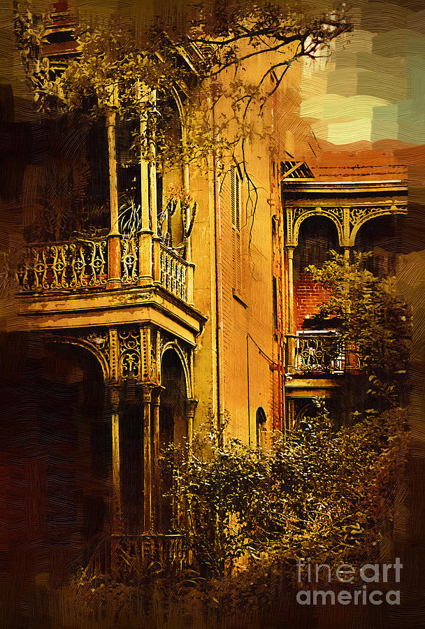 New Orleans Victorian Painting by Kirt Tisdale