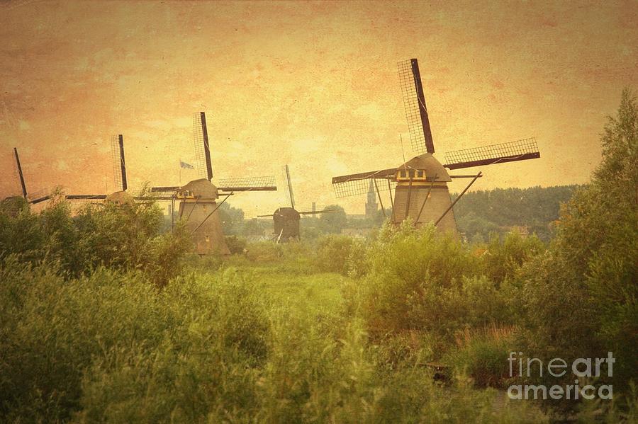 Old World Windmills Photograph by Carol Groenen
