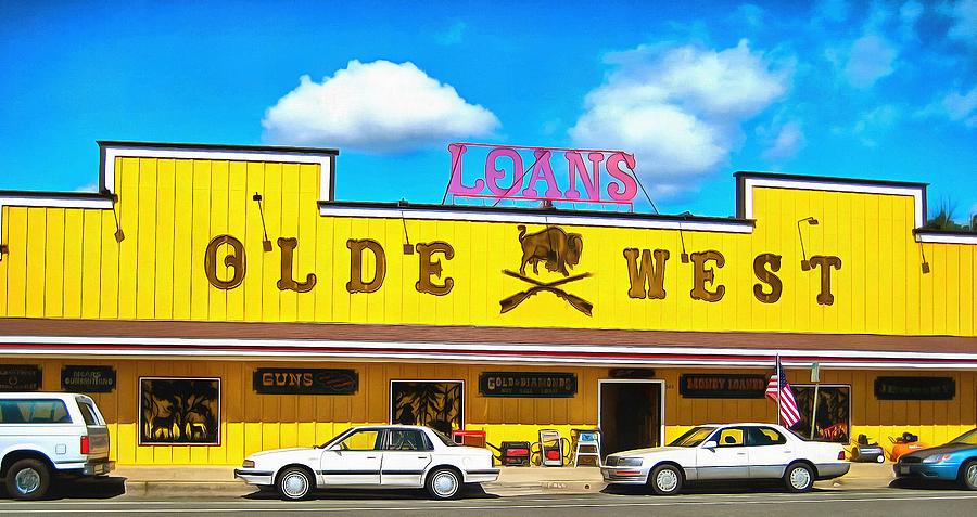 Olde West Loans and guns Photograph by Mick Flynn