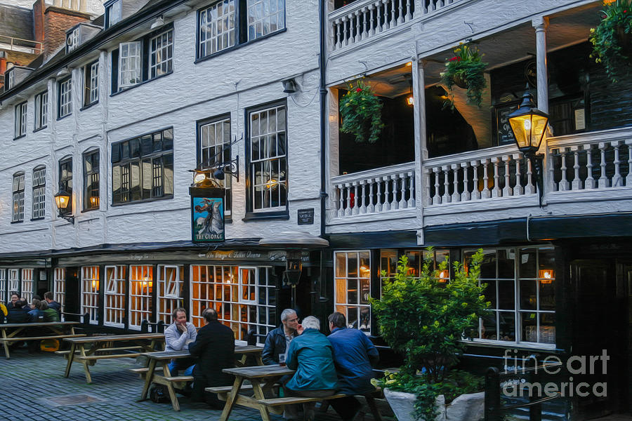 Oldest coaching inn in London Photograph by Patricia Hofmeester