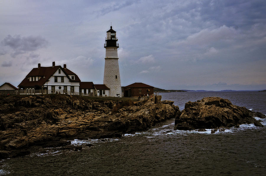Oldest Light in Maine Photograph by Mike Martin